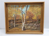 Original Signed Framed Landscape Painting