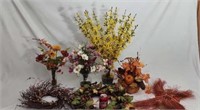 Artificial Flower Arrangements and Wreathes