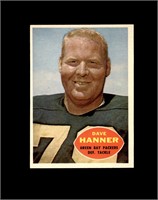 1960 Topps #59 Dave Hanner EX to EX-MT+