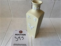Vintage Wedgwood Primrose Yellow Jasperware Vase