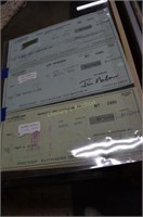 Assorted Canceled Checks From Movie Stars & Vintag