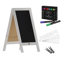 A Frame Chalkboard with Chalk Markers by HBCY Cre