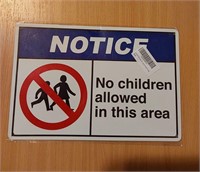 8x12 Notice Sign