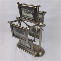 Metal Ferris wheel photograph frame display