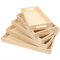 WF698  LotFancy Nested Serving Trays,13-16