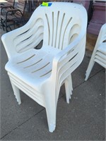 (4) plastic chairs ( you will be billed 4 times