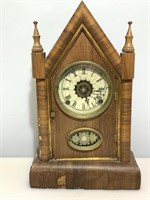 Antique Wm. L Gilbert Steeple Clock w/ Pendulum