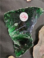 Emerald Glass Paper Weight