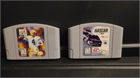 VTG Nintendo N64 NFL Quarterback 99 & NASCAR game