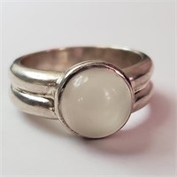 $240 Silver Moonstone Ring