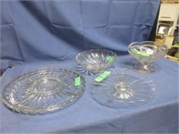 Vintage EAPG glass lot.