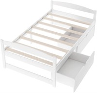 READ Twin Platform Bed W/2 Drawers