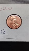 Uncirculated 2010 Lincoln Penny