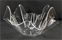 Clear Ruffle Bowl