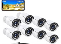 5MP 8CH PoE Home Security Camera System