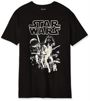 Size Small Star Wars Young Men's Poster T-Shirt,