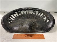 Cast NICHOLSONS Implement / Tractor Seat