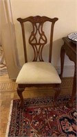 Cherry Chippendale Style Side Chair