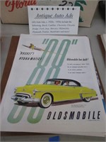 60 Auto Ads From 1920s-1950s. Buick, Cadillac,++