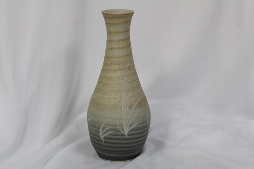 A Signed Pottery Vase