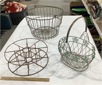 Wire baskets