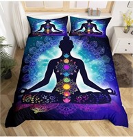 King Size Chakra Meditation Bedding Set