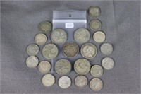 Bag Lot - Foreign Silver Coins