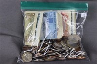 Bag Lot - Foreign Coins & Currency
