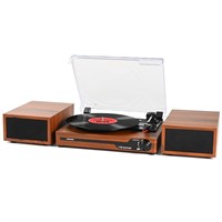 Vinyl Record Player with External Speakers BT 5