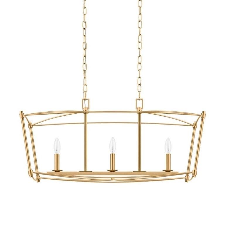 Decorators 3-Light Gold Chandelier