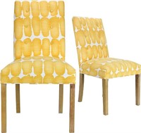 Kacey Collection Upholstered Wood Dining Chair,(2)