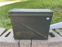 MILITARY AMMO METAL CASE GREAT FOR SAFE STORAGE