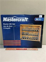 NEW UNOPENED MASTERCRAFT ROUTER BIT SET