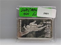 1oz .999 Silver Superman Art Bar
