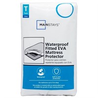 R1179  Mainstays Waterproof Mattress Protector, Tw