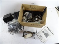 Box of Misc Car Electronics & CB Radio Parts