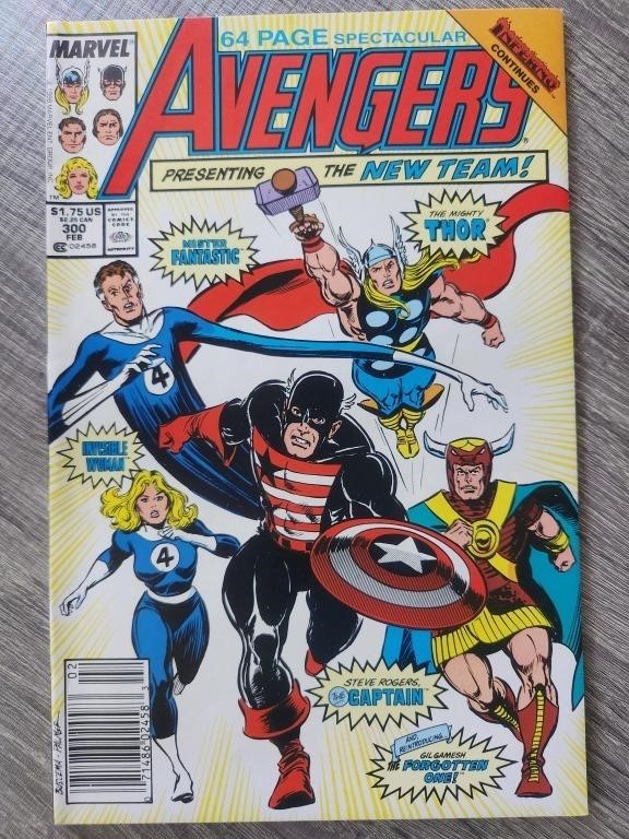 Avengers #300 (1989) MILESTONE ISSUE! NSV