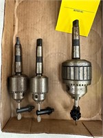 (3)LATHE CHUCKS-ASSORTED