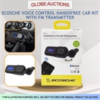 SCOSCHE HANDSFREE CAR KIT WITH FM (VOICE CONTROL)