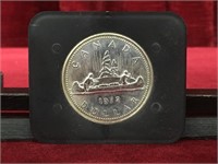 1972 Voyageur Canada Silver Dollar