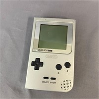 Nintendo Gameboy Pocket - Silver - Works!