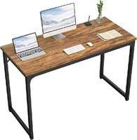 Foxemart, Modern Computer Desk, Brown, 47"L x 24"W