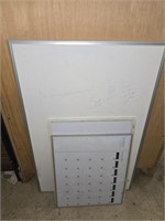 Lot of 3 white boards