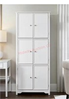 Bradstone White 6 Door Storage Cabinet