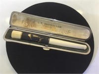 Plated gold & ivory cigarette extender