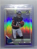 Marquise Hollywood Brown 2019 Optic Silver Rookie