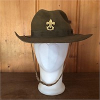 Early 1900s Boy Scouts Official Hat with Pin BSA