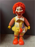 ‘78 Ronald McDonald Activity Doll 20”