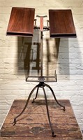 Victorian Industrial Book Music Stand