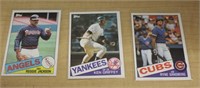 SELECTION OF 1985 TOPPS TRADING CARDS